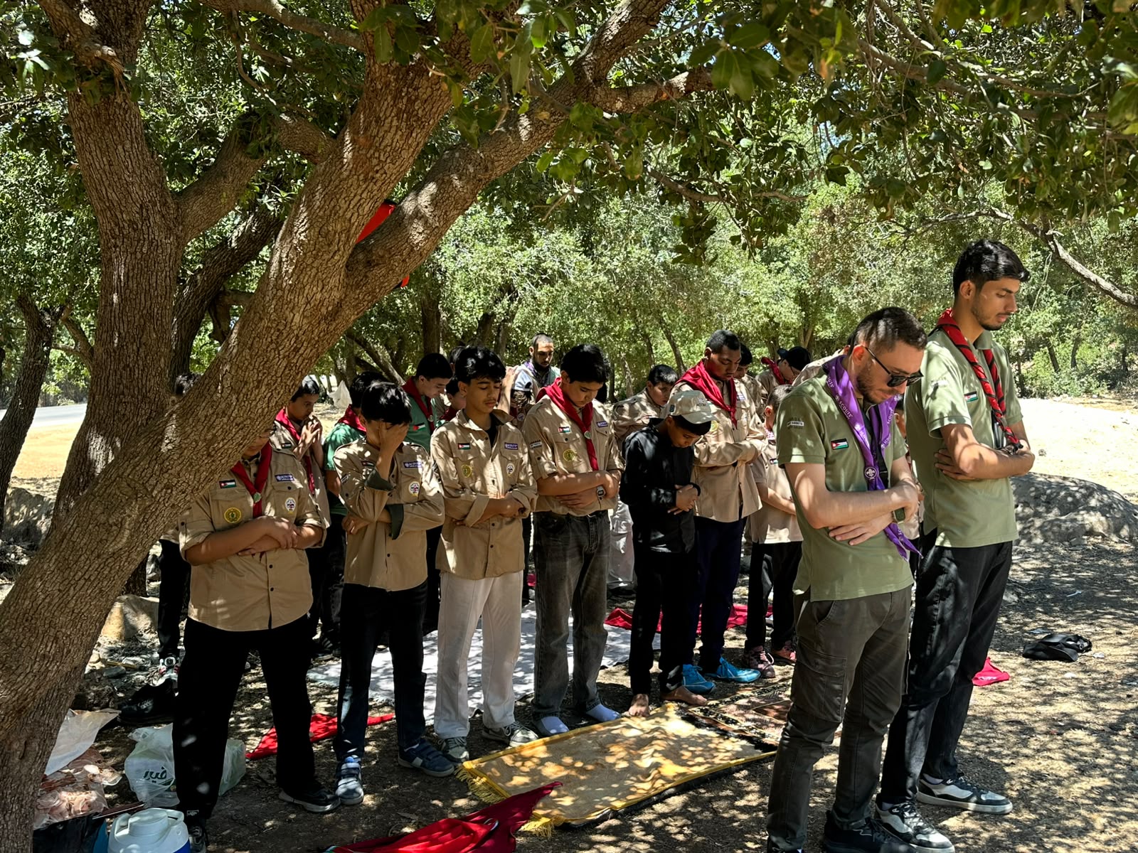 مجموعة الصدّيق الكشفية تنفذ نشاط "درب القلعة" بمشاركة 21 فرد في عجلون